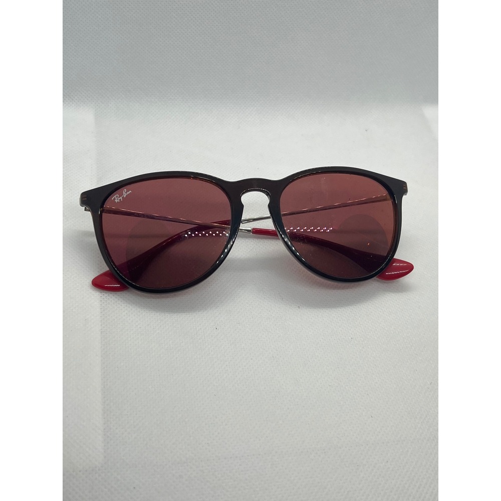 Ray-Ban Erika Sunglasses Red Lenses Made in Italy Designer